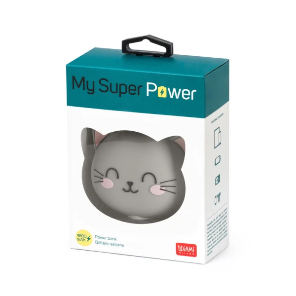 LEGAMI MY SUPER POWER 4800 mAh POWER BANK - KITTY
