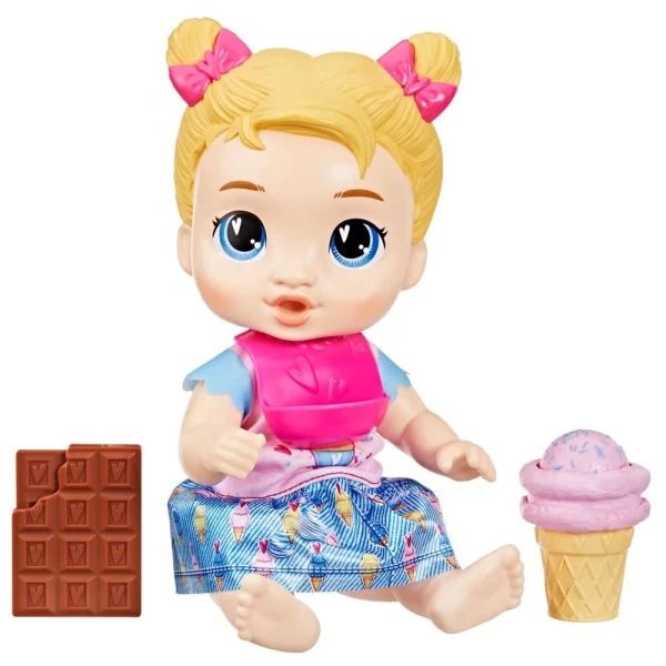 BABY ALIVE ΚΟΥΚΛΑ ΜΩΡΟ SWEET SNACKS HURPER HUGS
