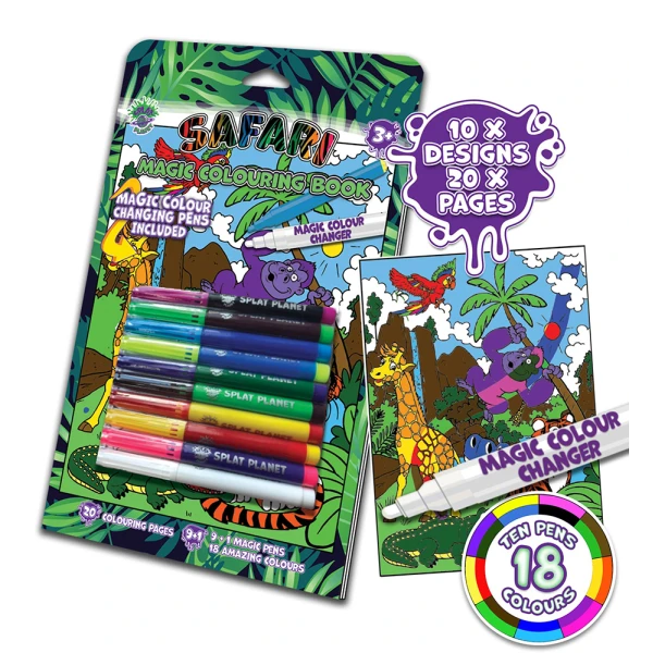 SPLAT PLANET ΒΙΒΛΙΟ ΖΩΓΡΑΦΙΚΗΣ SAFARI MAGIC