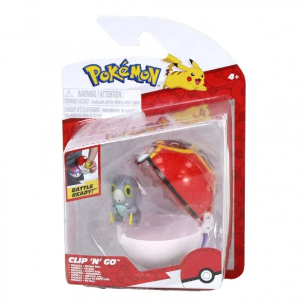 POKEMON POKE BALL CLIP N GO ΜΕ ΦΙΓΟΥΡΑ W21 - FRIGIBAX WITH REPEAT BALL