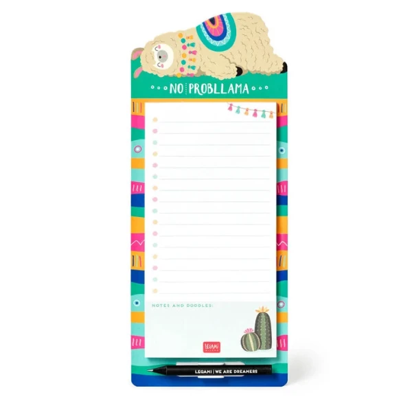 LEGAMI DON\'T FORGET - MAGNETIC NOTE-PAD - LLAMA