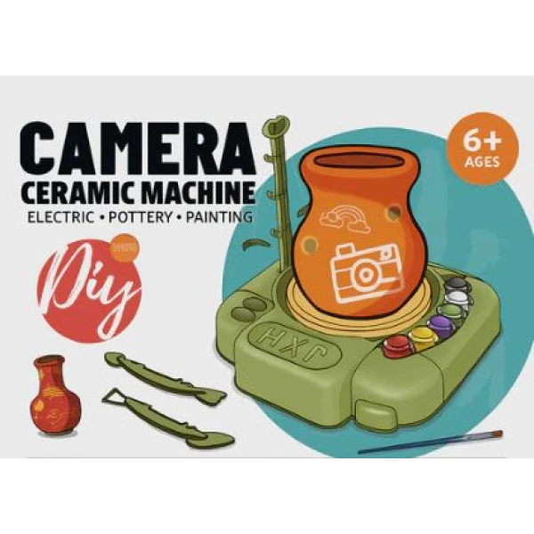 CAMERA SHAPED POTTERY CERAMIC MACHINE
