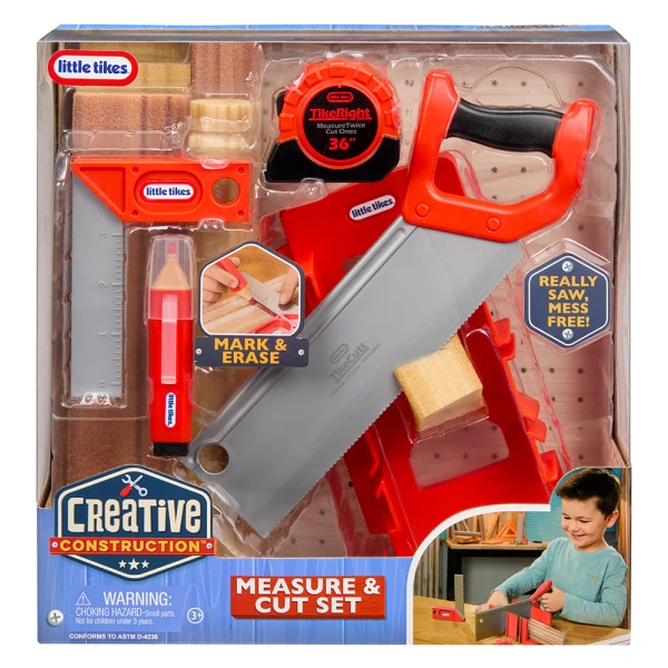LITTLE TIKES CREATIVE CONSTRUCTION MEASURE AND CUT SET
