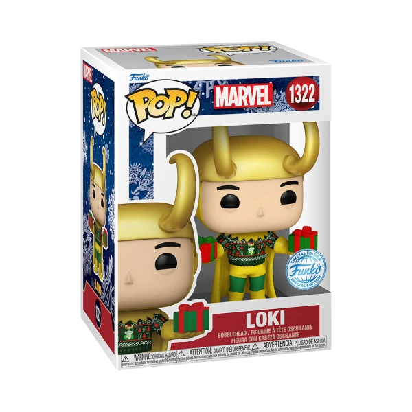 FUNKO POP! MARVEL HT BLACK FRIDAY 2023 HOLIDAY ΦΙΓΟΥΡΑ ΒΙΝΥΛΙΟΥ LOKI WITH SWEATER 1322