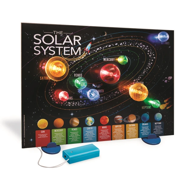 4M 3D SOLAR SYSTEM LIGHT-UP POSTER