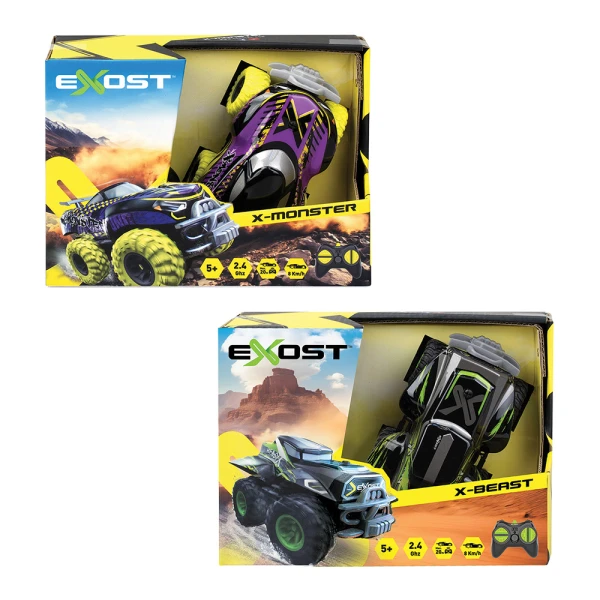EXOST X-MONSTER ΚΑΙ X-BEAST ΤΗΛΕΚΑΤΕΥΘΥΝΟΜΕΝΑ ΑΥΤΟΚΙΝΗΤΑ - 2 ΣΧΕΔΙΑ
