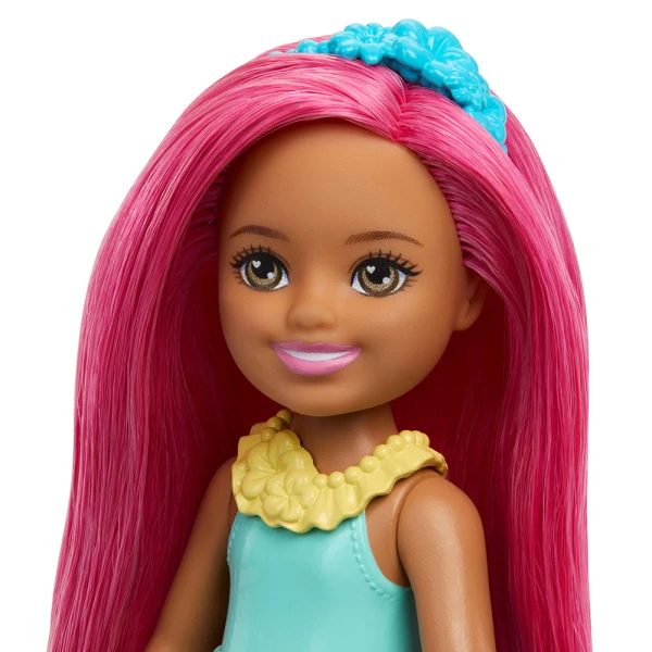 BARBIE CHELSEA DOLL FAIRYTALE WORLD - ROYAL WITH PINK HAIR