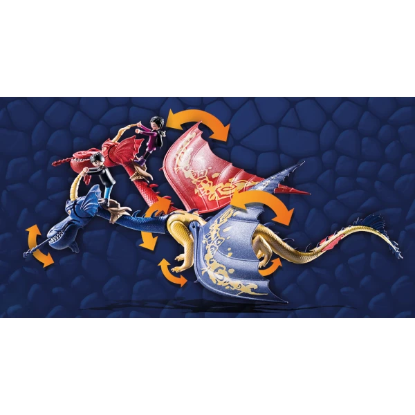PLAYMOBIL DRAGONS THE NINE REALMS WU & WEI WITH JUN