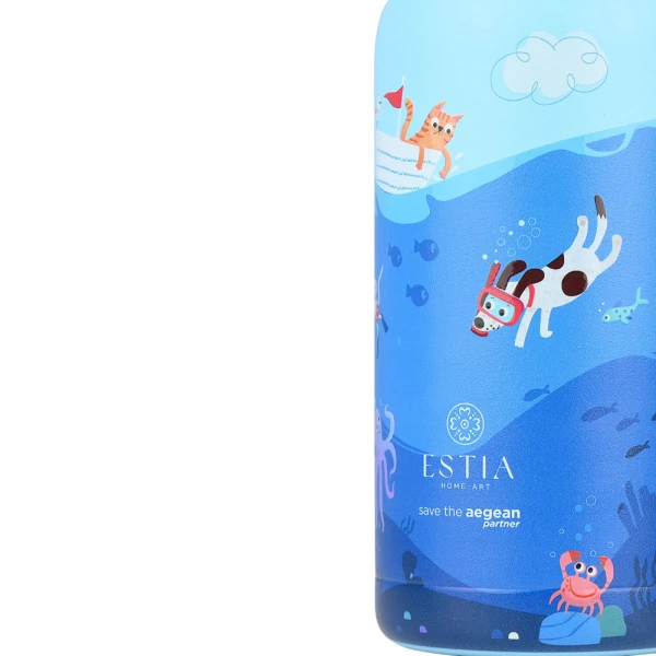 ΘΕΡΜΟΣ ΠΑΙΔΙΚΟ WONDER BOTTLE SAVE THE AEGEAN 350ml - OCEAN PLAY