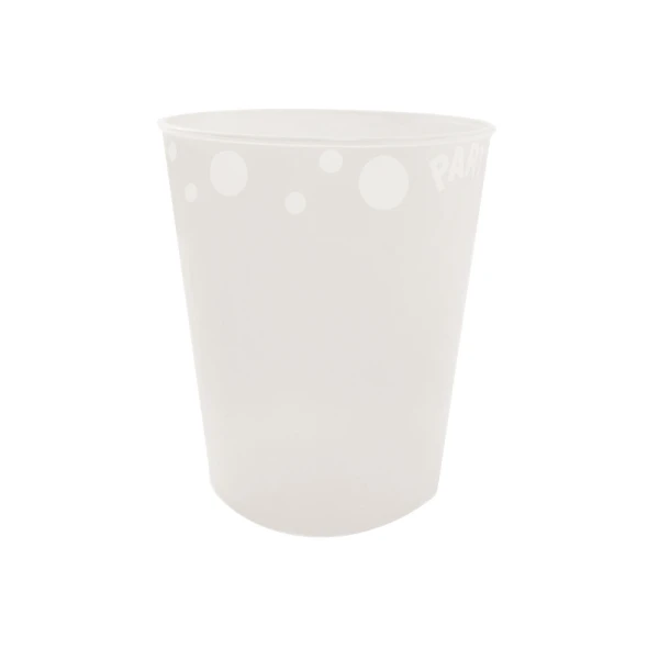 REUSABLE CUP PARTY 250ml WHITE