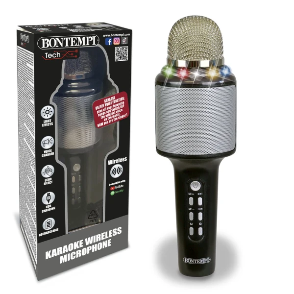 BONTEMPI WIRELESS ARAOKE MICROPHONE