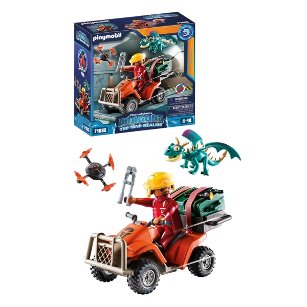 PLAYMOBIL DRAGONS THE NINE REALMS ICARIS QUAD WITH PHIL