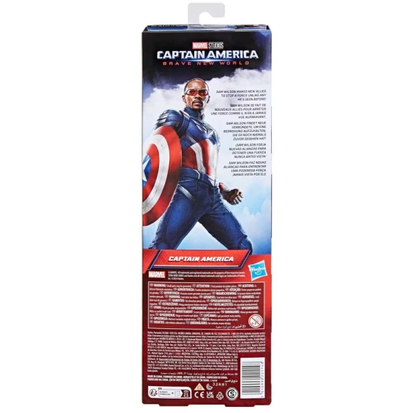 MARVEL STUDIOS BRAVE NEW WORLD TITAN HERO SERIES ΦΙΓΟΥΡΑ CAPTAIN AMERICA