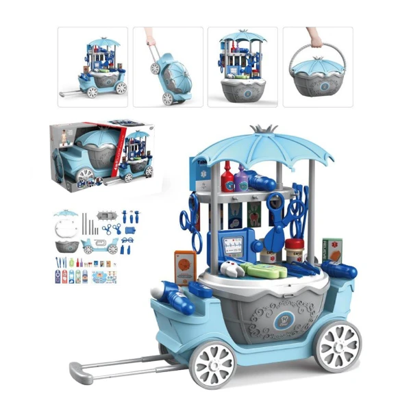 4 IN 1 DENTIST SET WITH TROLLEY