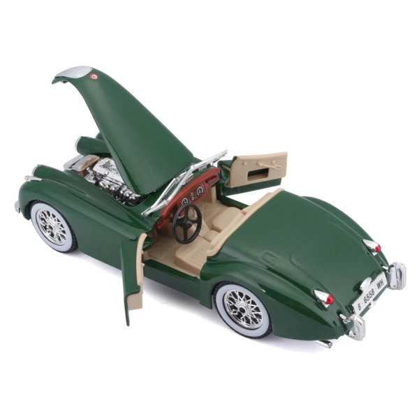 BBURAGO 1:24 JAGUAR XK120 ROADSTER (1951) GREEN