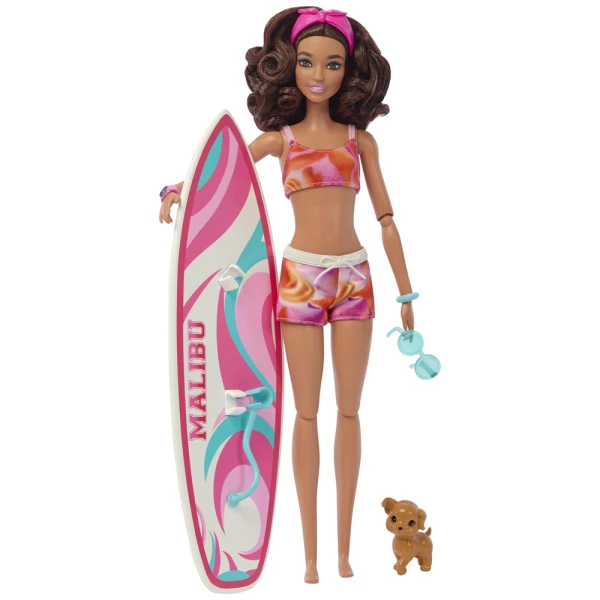 ΚΟΥΚΛΑ BARBIE BEACH ΜΕ ΣΑΝΙΔΑ ΣΕΡΦ