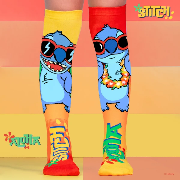 MADMIA KIDS & ADULTS SOCKS SUNNIES STITCH