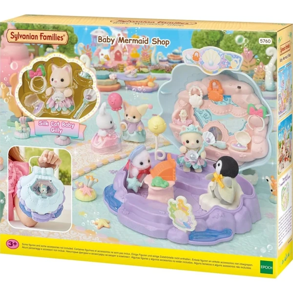 THE SYLVANIAN FAMILIES BABY MERMAID SHOP