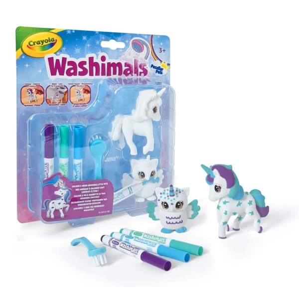 CRAYOLA WASHIMALS UNICORN AND OWL