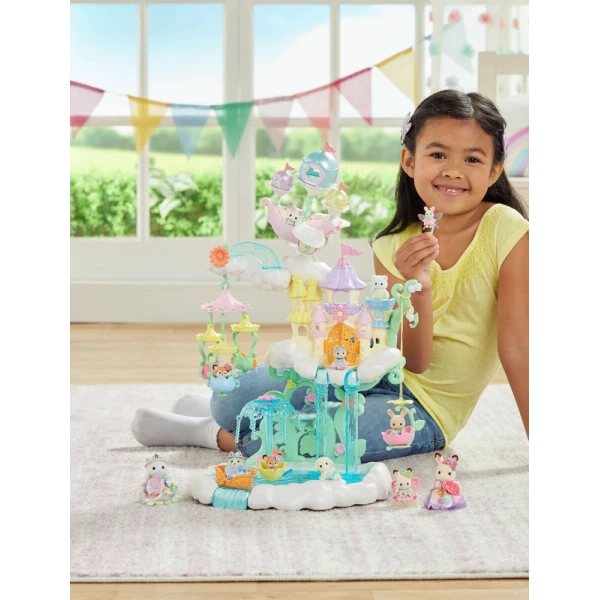 THE SYLVANIAN FAMILIES SKYTOP FAIRY CASTLE