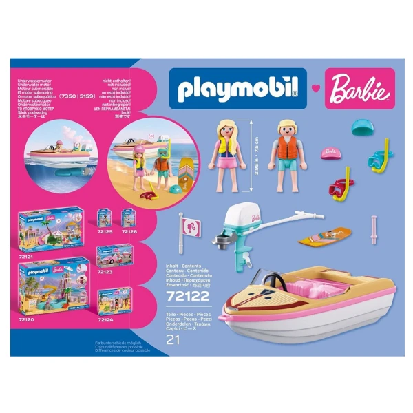 PLAYMOBIL X BARBIE ΤΑΧΥΠΛΟΟ ΣΚΑΦΟΣ