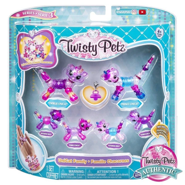 TWISTY PETZ ΒΡΑΧΙΟΛΟΖΩΑΚΙΑ ΟΙΚΟΓΕΝΕΙΑΚΗ ΣΥΣΚΕΥΑΣΙΑ 6 τεμ.