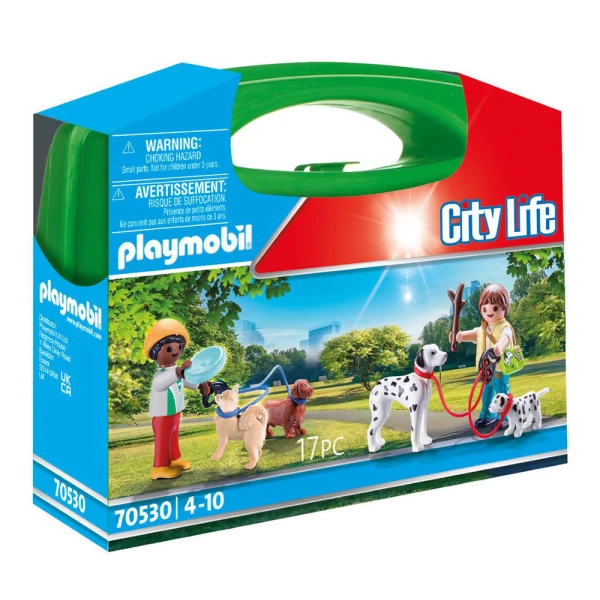 PLAYMOBIL CITY LIFE PUPPY PLAYTIME CARRY CASE