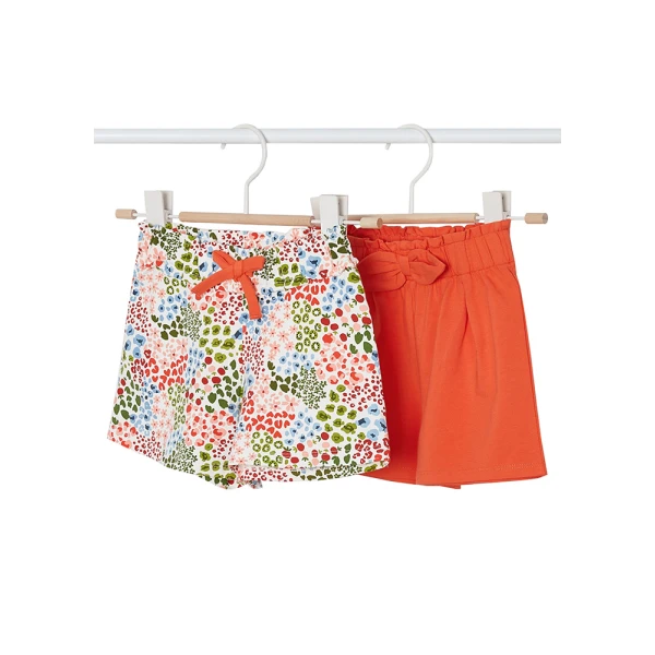 MAYORAL SET 2 SHORT TROUSERS ORANGE