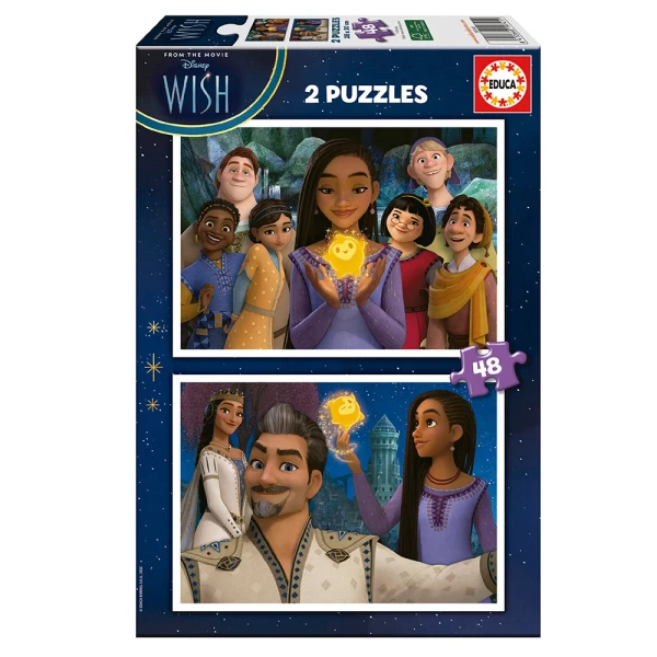 EDUCA PUZZLE 2X48 pcs DISNEY WISH