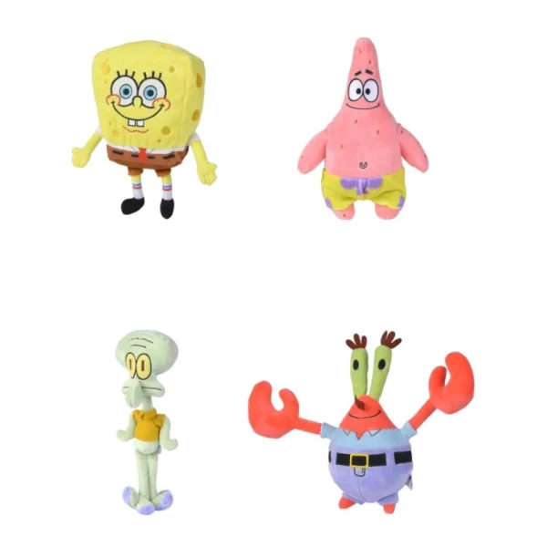 PLUSH TOY SPONGE BOB 20 cm - 4 DESIGNS