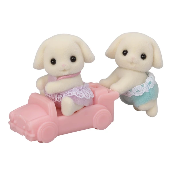 THE SYLVANIAN FAMILIES FLORA RABBIT ΔΙΔΥΜΑ ΜΩΡΑ