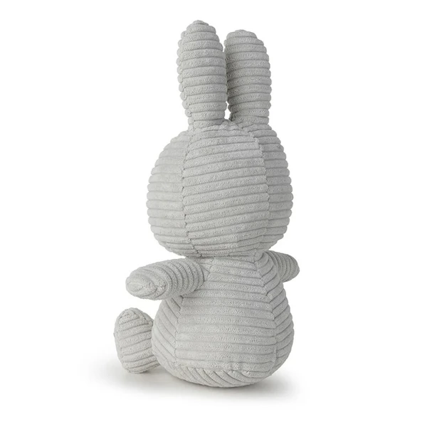 BUNNY MIFFY ECO CORDUROY SOFT GREY 23 cm