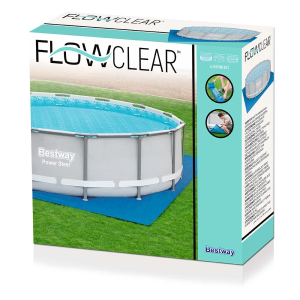 BESTWAY FLOWCLEAR GROUND CLOTH 488X488 cm
