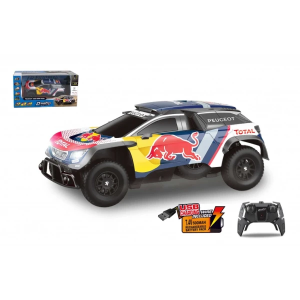 ΤΗΛΕΚΑΤΕΥΘΥΝΟΜΕΝΟ ΑΥΤΟΚΙΝΗΤΟ RC 1:16 PEUGEOT 3008 DAKAR MAXI (RECHARGEBLE)