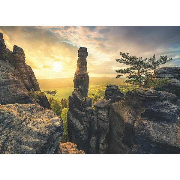 RAVENSBURGER PUZZLE 1000 pcs ELBE SANDSTONE MOUNTAINS