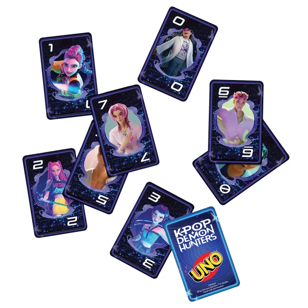 CARDS BOARD GAME UNO K-POP DEMON HUNTERS