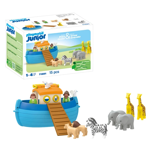 PLAYMOBIL JUNIOR Η ΚΙΒΩΤΟΣ ΤΟΥ ΝΩΕ