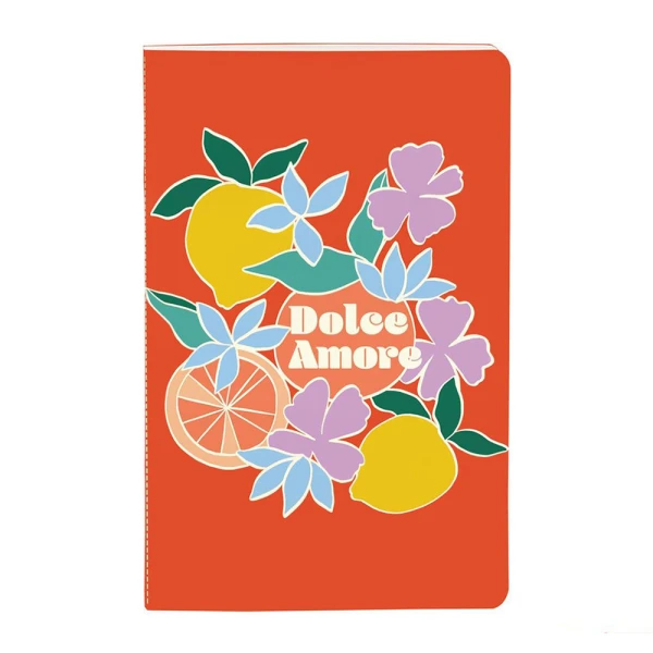 D. AMORE RULED NOTEBOOK 9×14 cm. - 3 DESINGS