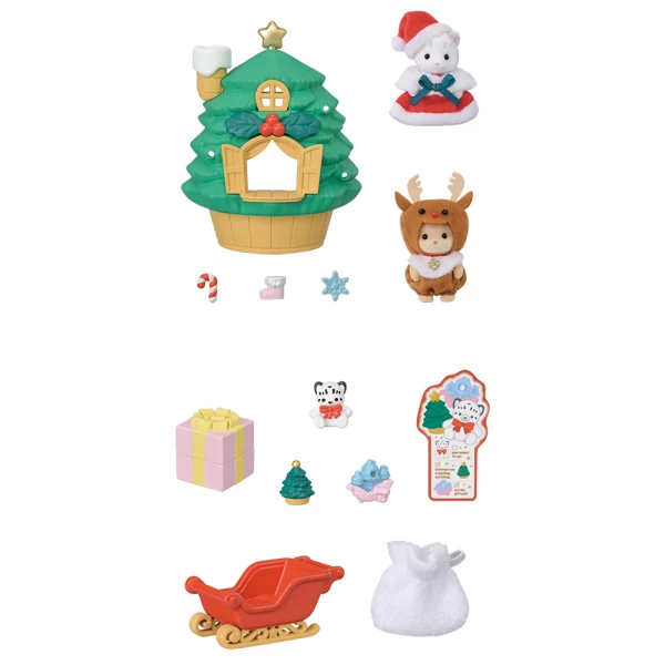 THE SYLVANIAN FAMILIES SANTA\'S CHRISTMAS TREEHOUSE