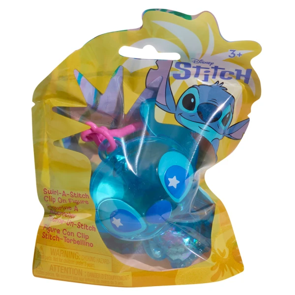 STITCH FIGURE KEYCHAIN 5 cm WITH GLITTER IN BAG