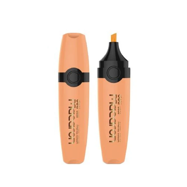 DELI ΜΑΡΚΑΔΟΡΟΣ ΥΠΟΓΡΑΜΜΙΣΗΣ ΠΛΑΚΕ 1-5mm MACARON ΠΟΡΤΟΚΑΛΙ ΠΑΣΤΕΛ