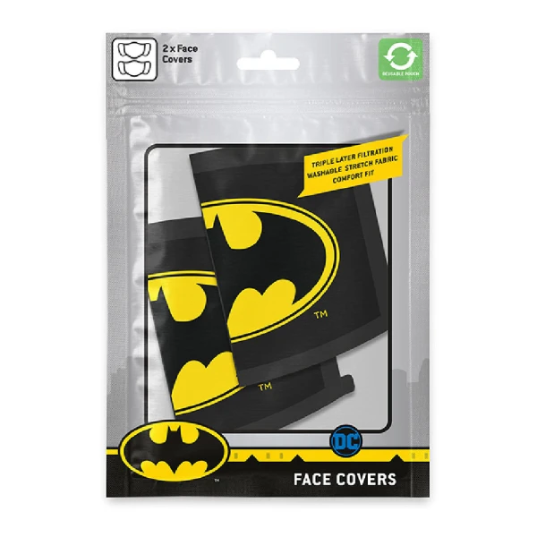 DC COMICS ΥΦΑΣΜΑΤΙΚΗ ΜΑΣΚΑ BATMAN 2 τεμ.