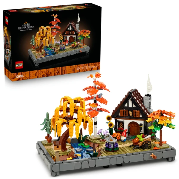 LEGO® ICONS ΦΘΙΝΟΠΩΡΙΝΟΣ ΚΗΠΟΣ ΜΕ ΕΞΟΧΙΚΟ ΣΠΙΤΑΚΙ