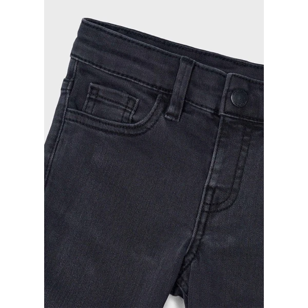 MAYORAL TROUSERS DENIM SLIM FIT BASIC BLACK 