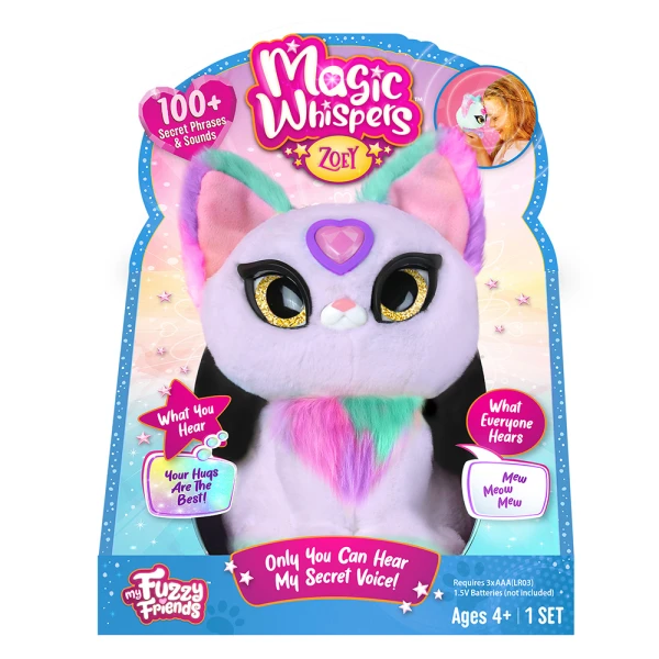 MY FUZZY FRIENDS MAGIC WHISPER KITTY - 3 DESIGNS