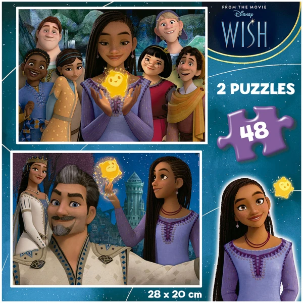 EDUCA PUZZLE 2X48 pcs DISNEY WISH