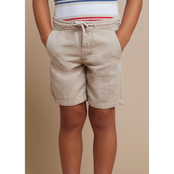 MAYORAL BERMUDA SHORTS LINEN FADED BEIGE