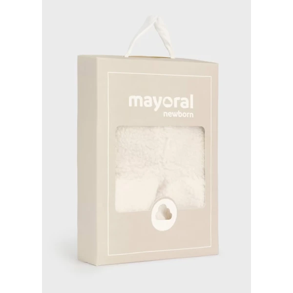 MAYORAL SET BEANIE SCARF BEIGE