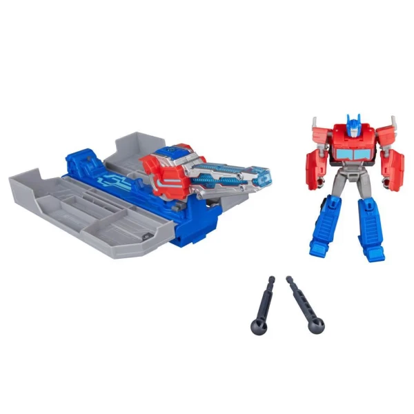 TRANSFORMERS EARTHSPARK PLAYSET OPTIMUS PRIME BATTLE TRAILER