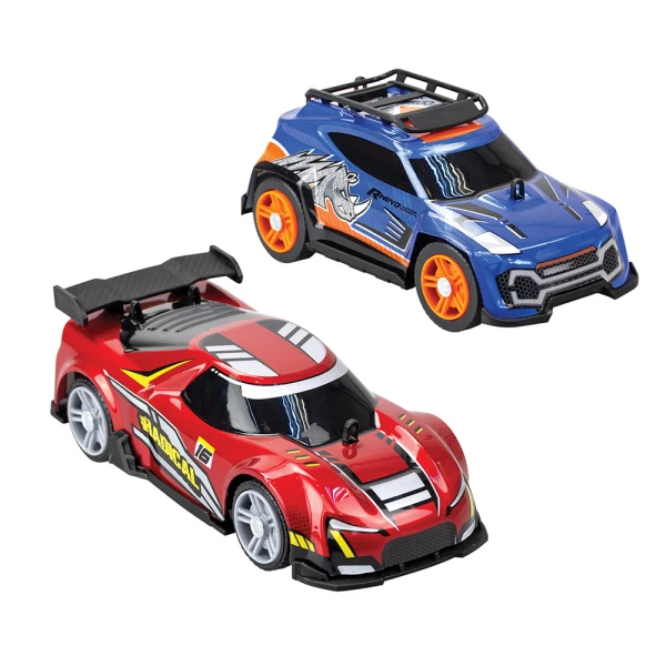 EXOST BUILD 2 DRIVE REMOTE CONTROL & ASSEMBLED RACE CAR BLUE